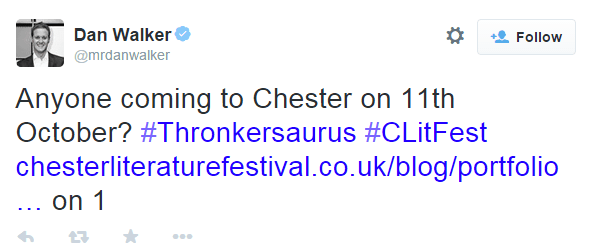 #Clitfest - the funniest hashtag